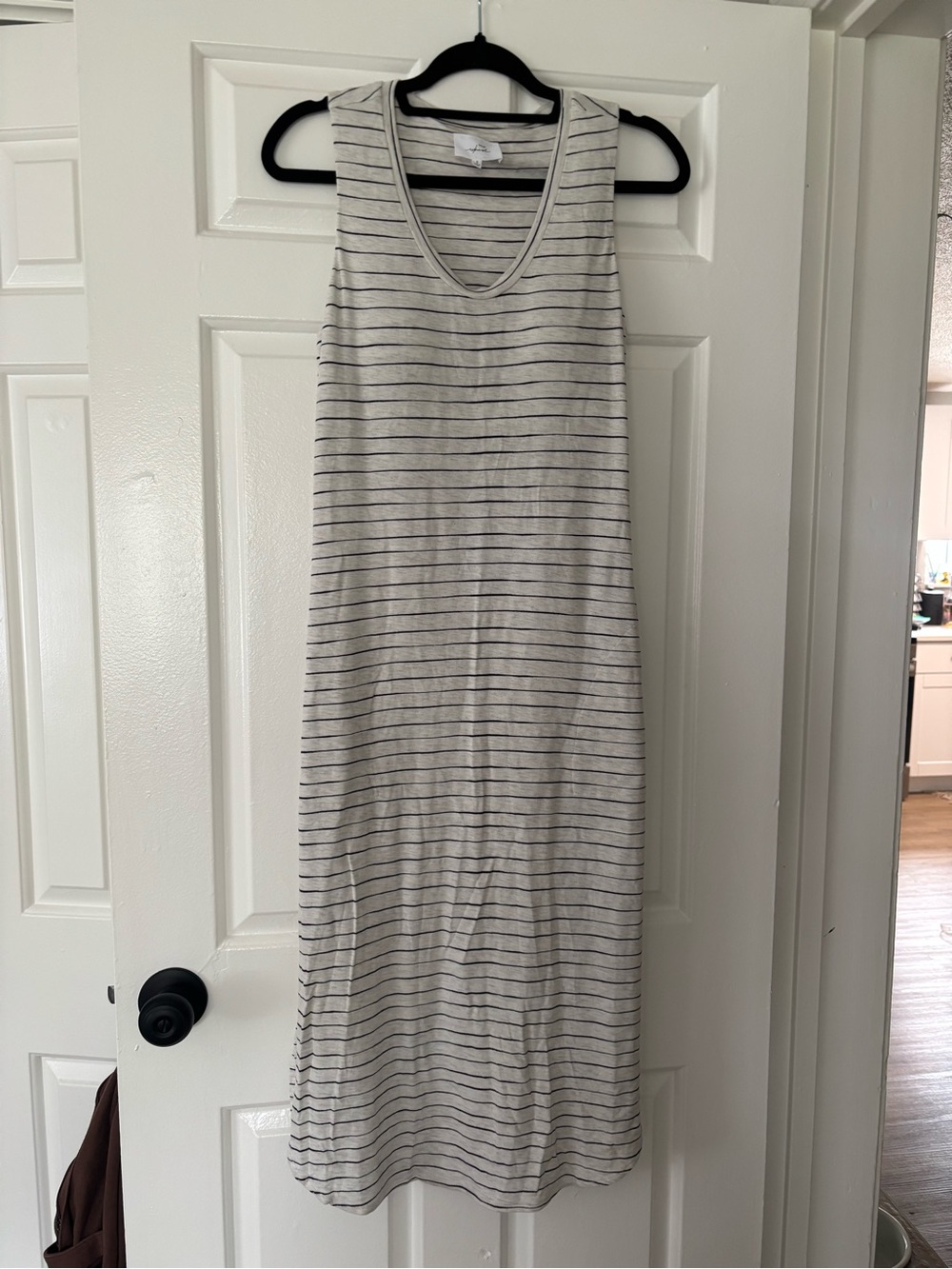 Soma UpKind Built-In Bra Striped Maxi Dress - Size Small - Like New - Picture 2 of 6